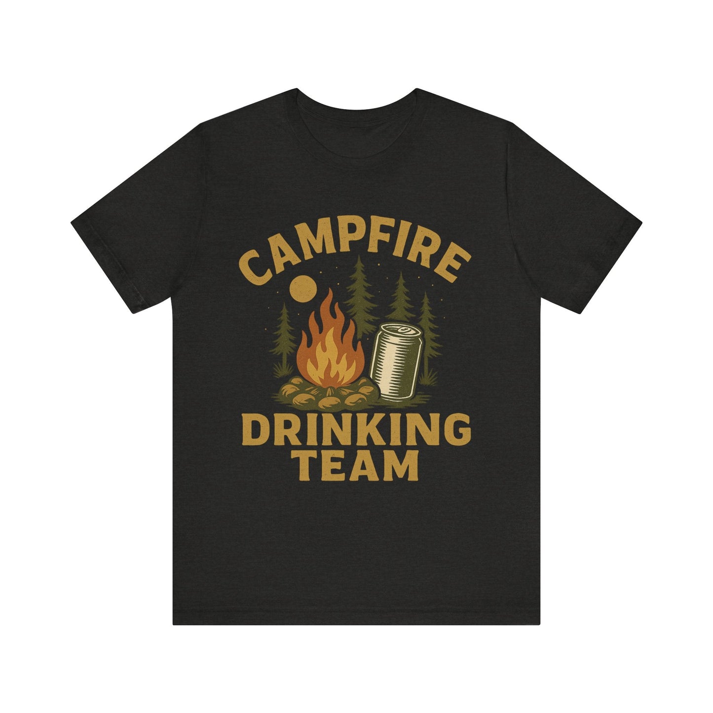 Funny "Campfire Drinking Team" Camping T-Shirt