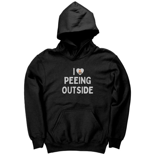 Funny "I Love Peeing Outside" Camping Kids Shirts and Hoodies