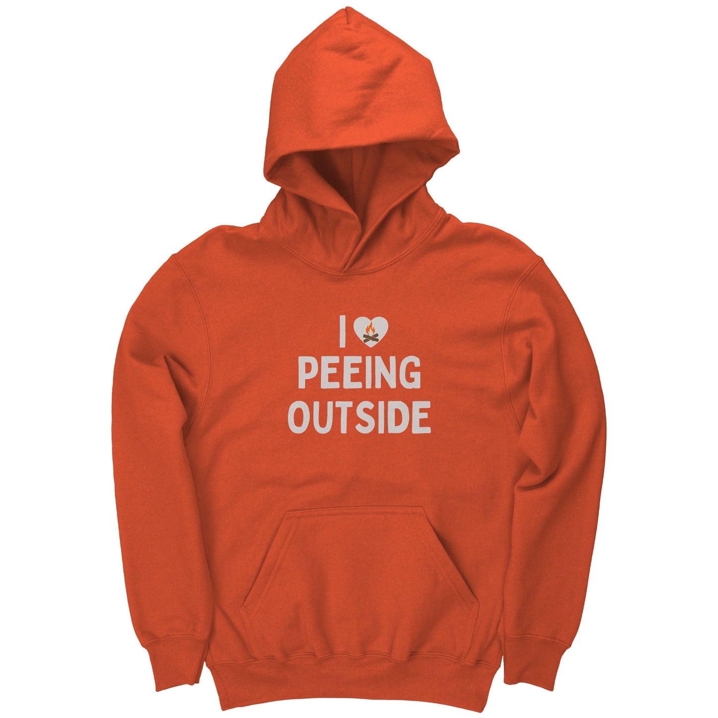 Funny "I Love Peeing Outside" Camping Kids Shirts and Hoodies