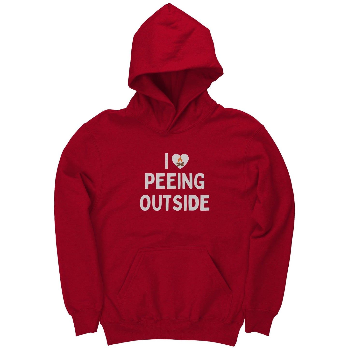 Funny "I Love Peeing Outside" Camping Kids Shirts and Hoodies