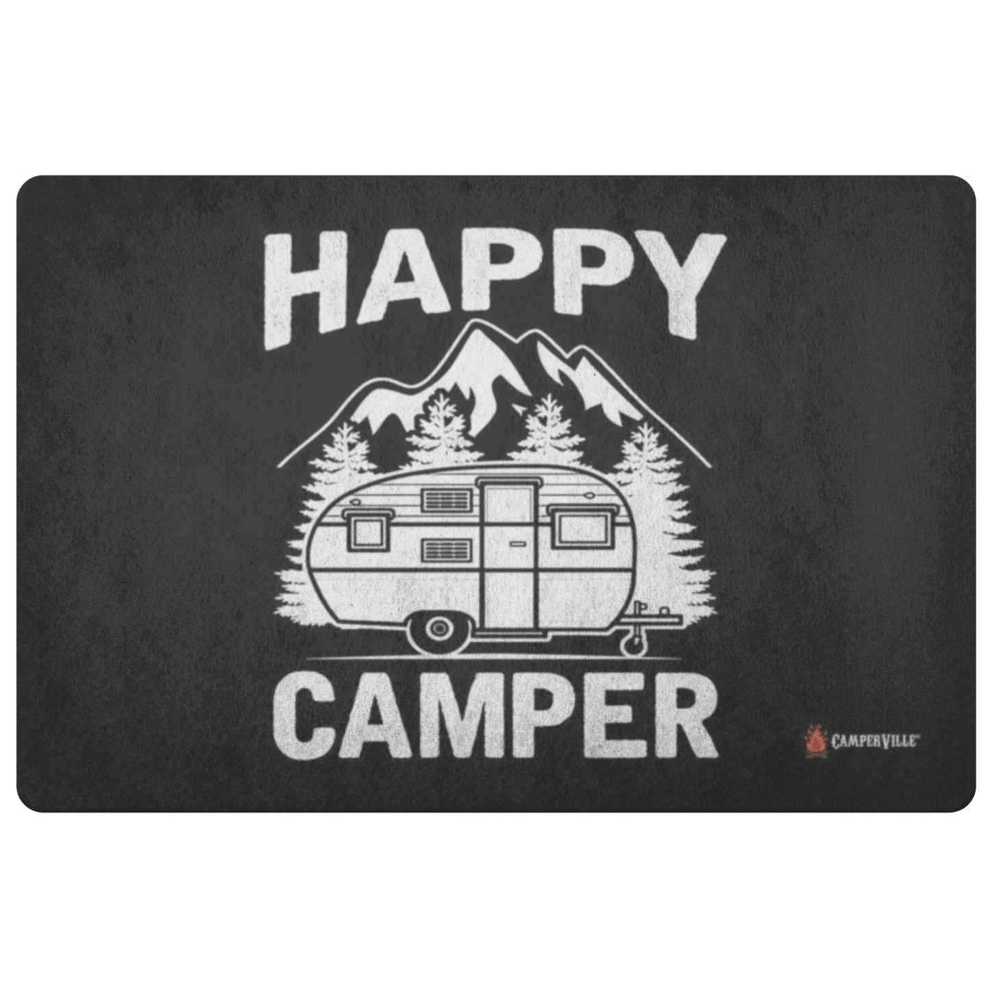 Official Camperville "Happy Camper" Doormat
