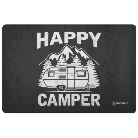 Official Camperville "Happy Camper" Doormat