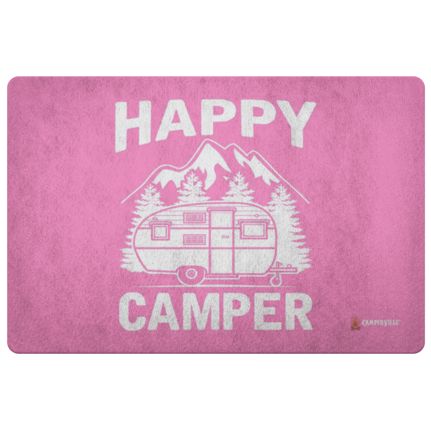 Official Camperville "Happy Camper" Doormat