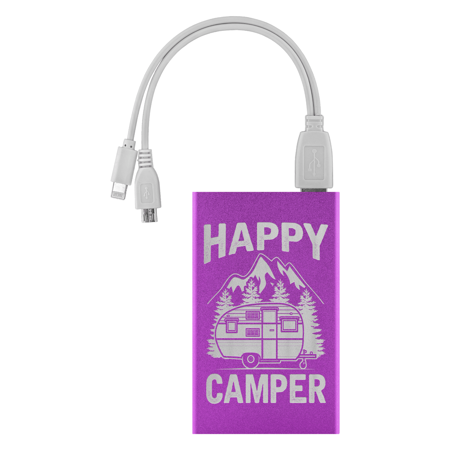 Official "Happy Camper" USB Power Bank Charger