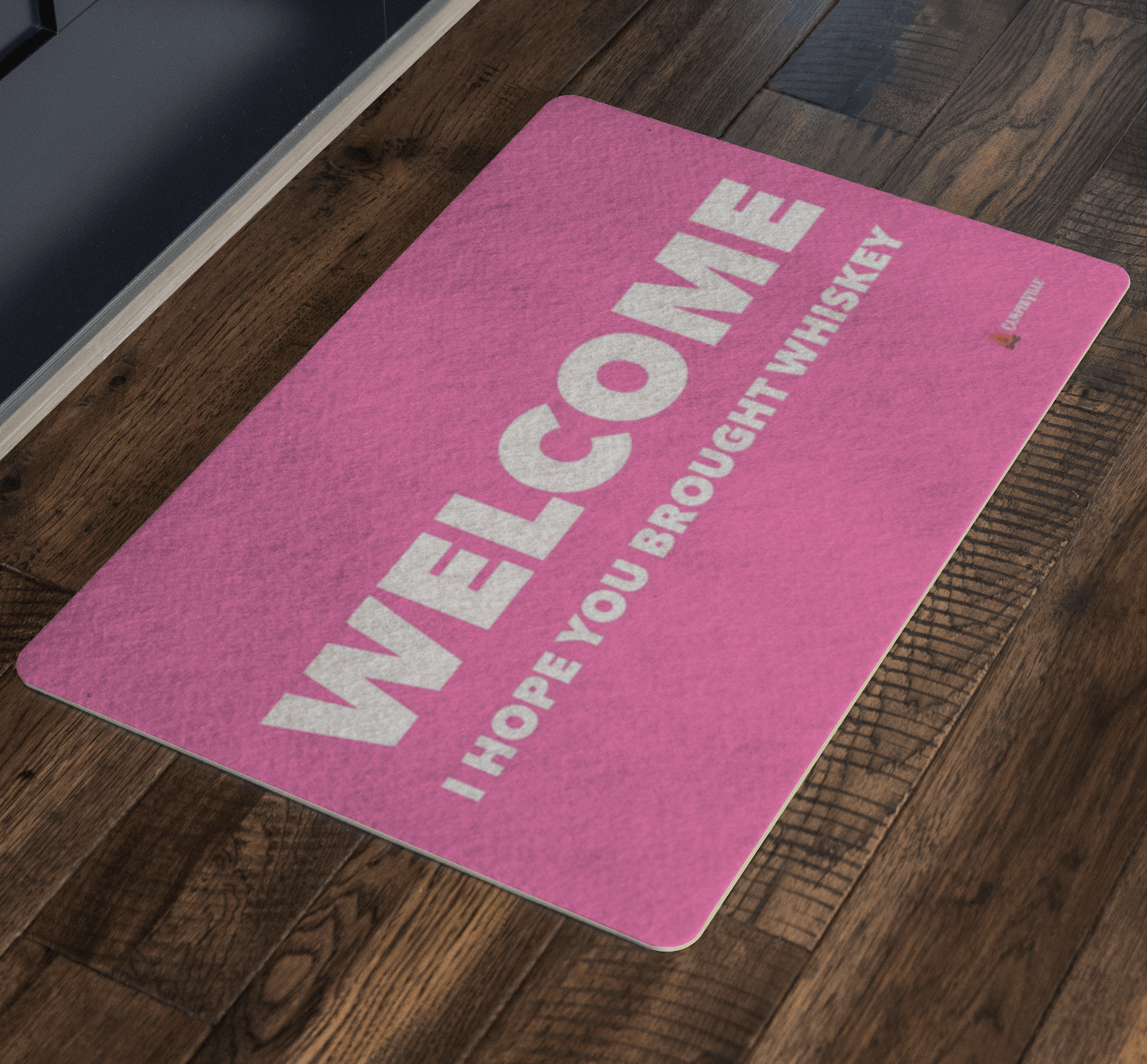 "Welcome - I Hope You Brought Whiskey" Doormat