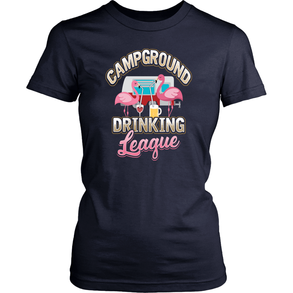 "Campground Drinking League" - Shirts and Hoodies