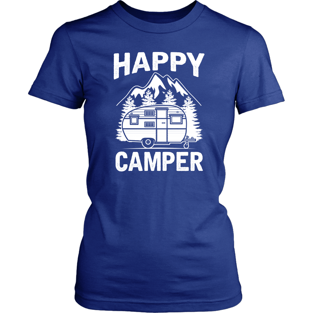 "Happy Camper" Trailer - Shirts and Hoodies