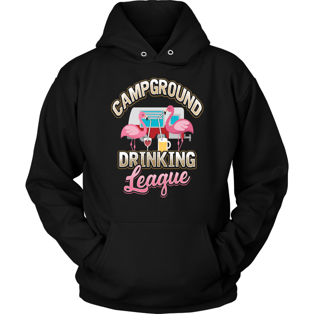 "Campground Drinking League" - Shirts and Hoodies