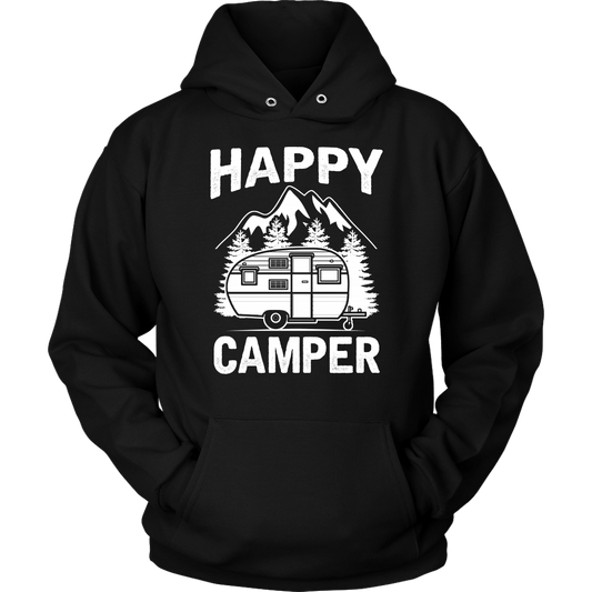 "Happy Camper" Trailer - Shirts and Hoodies