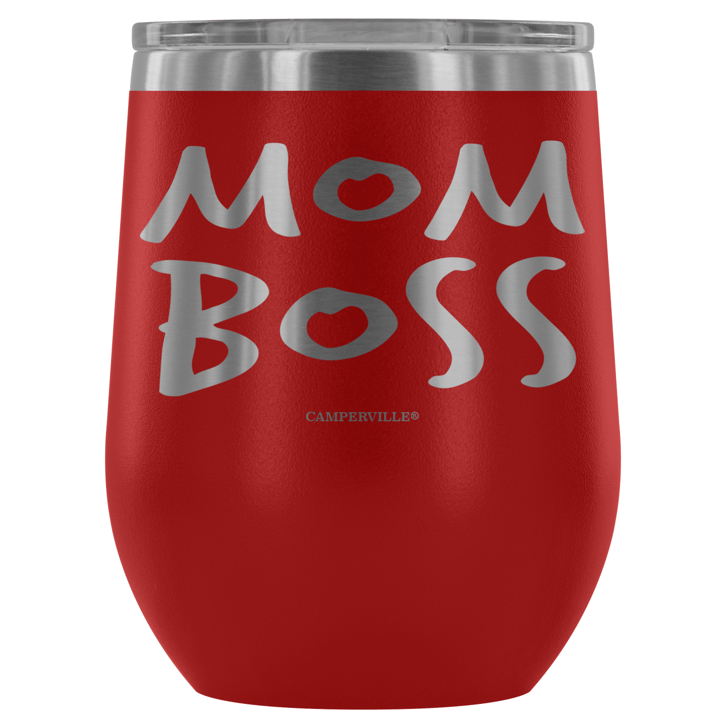 "Mom Boss" Stemless Wine Cup