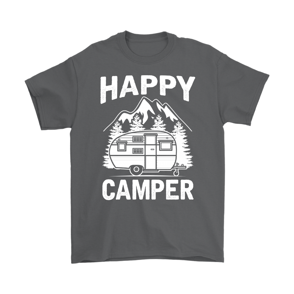 "Happy Camper" Trailer - Shirts and Hoodies