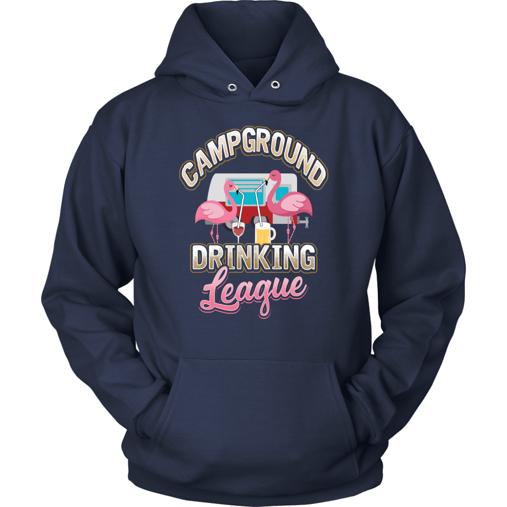 "Campground Drinking League" - Shirts and Hoodies