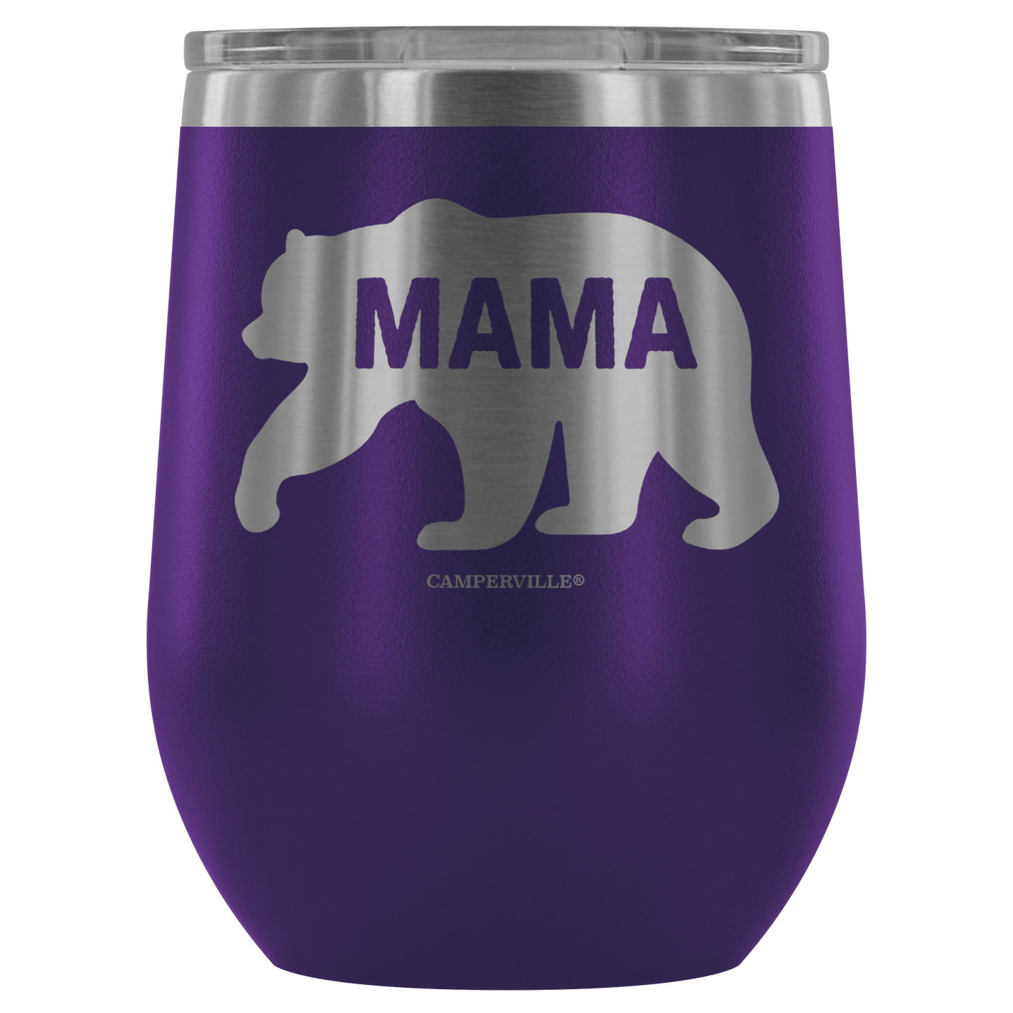 "Mama Bear" - Stemless Wine Cup