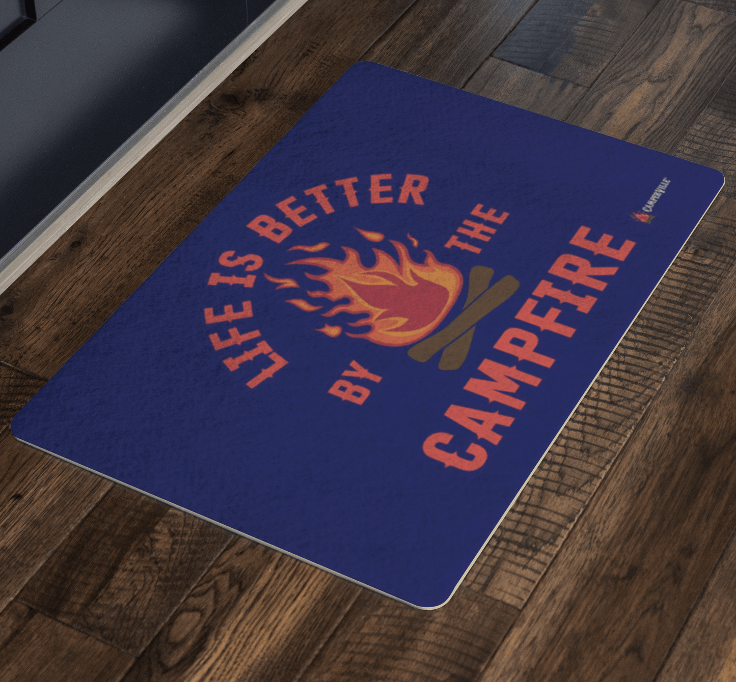 "Life Is Better By The Campfire" Doormat