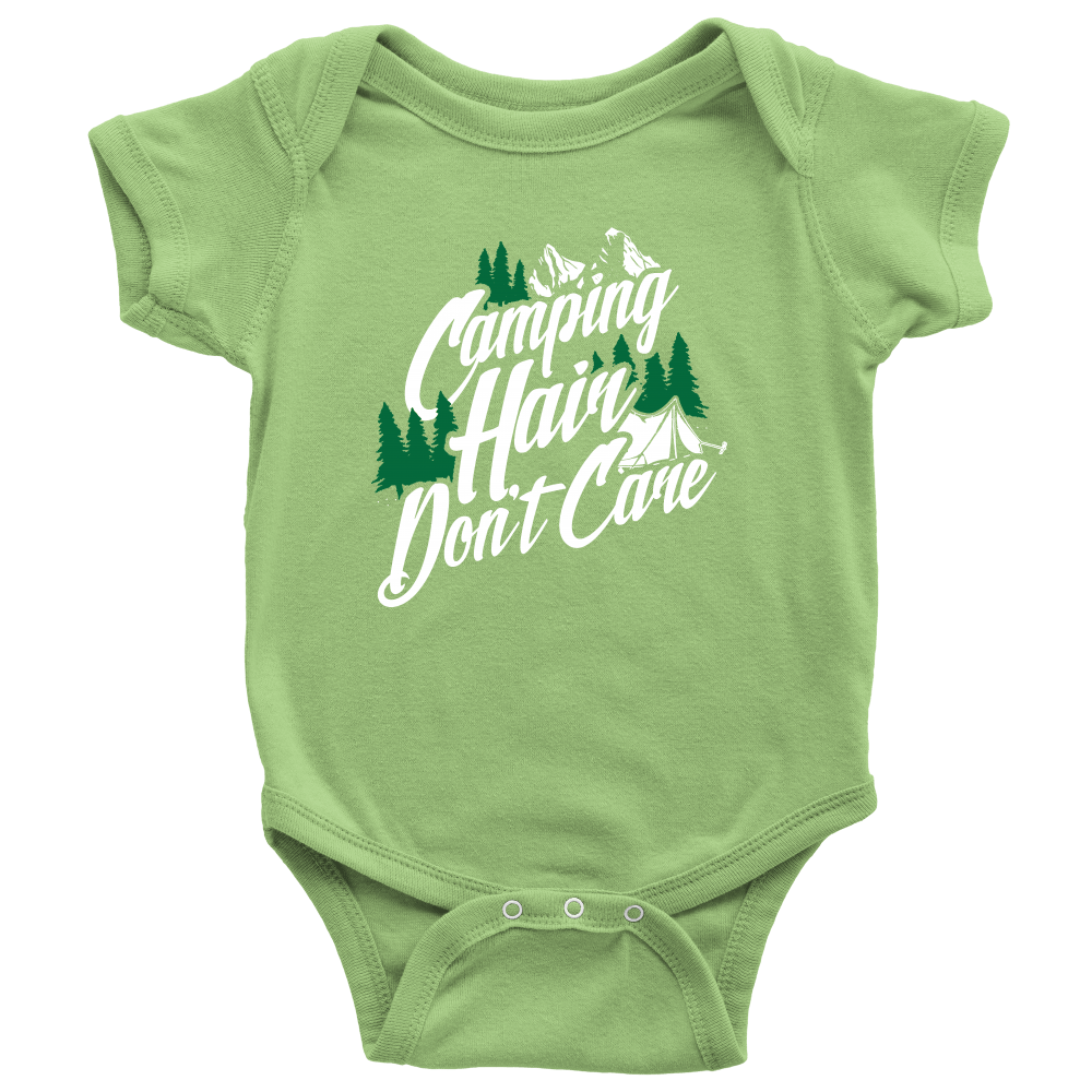 "Camping Hair Don't Care" Onesie