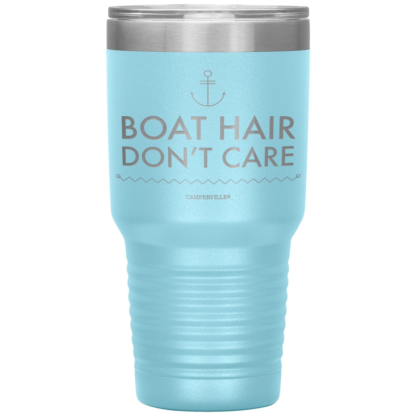 Boat Hair Dont Care - Stainless Steel Tumbler