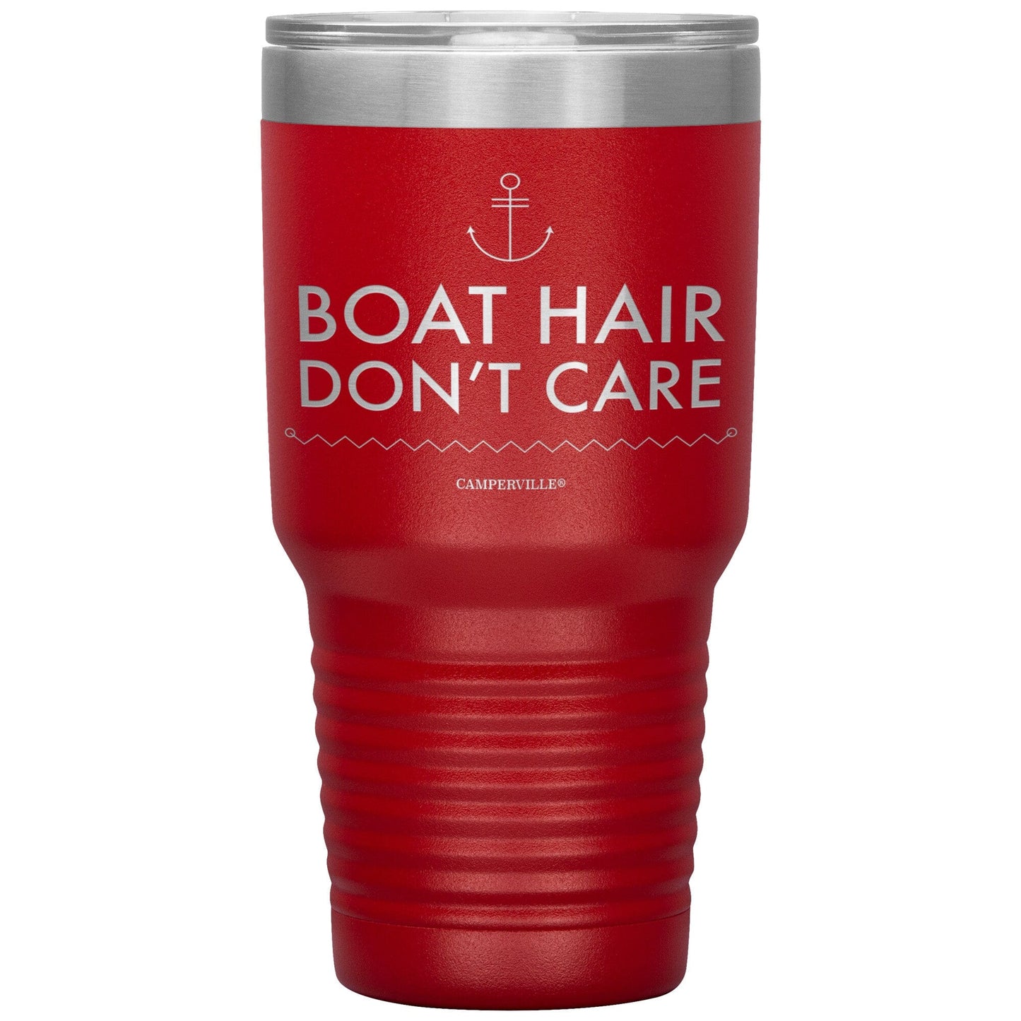Boat Hair Dont Care - Stainless Steel Tumbler