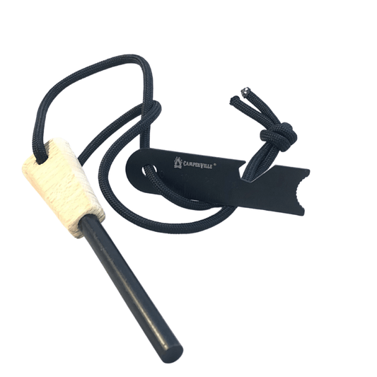 2 Official Camperville Bushcraft Fire Steels | Traditional Survival Ferro Rod