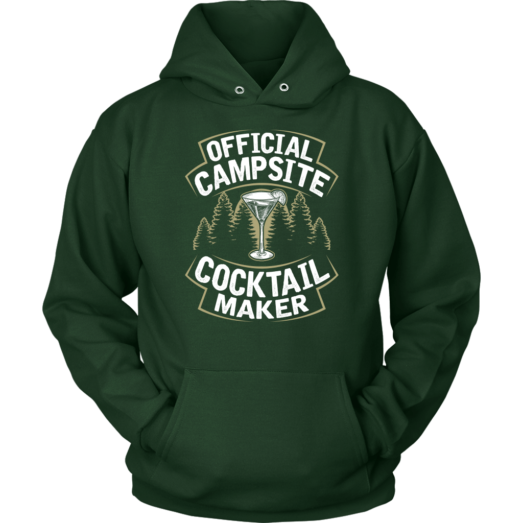 "Official Campsite Cocktail Maker" Shirts and Hoodies