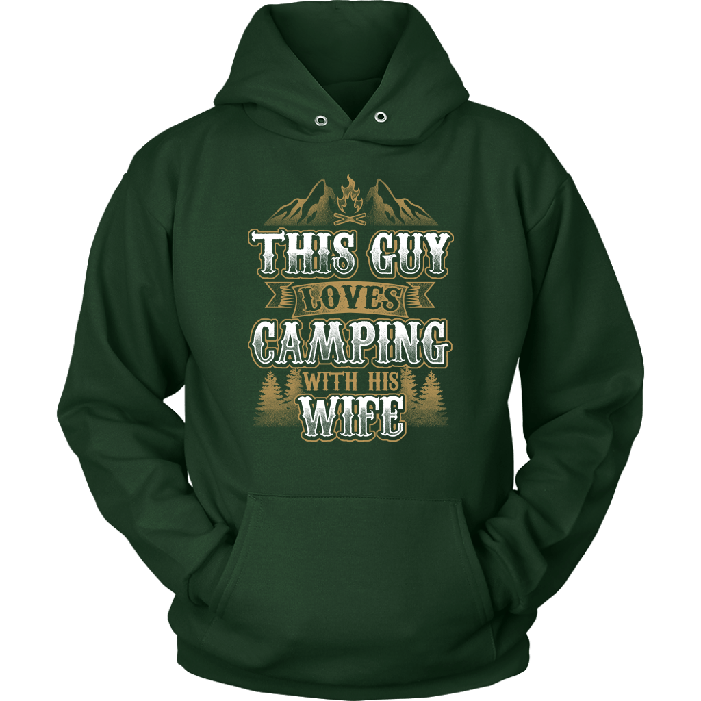 "This Guys Loves Camping With His Wife" - Shirts and Hoodies