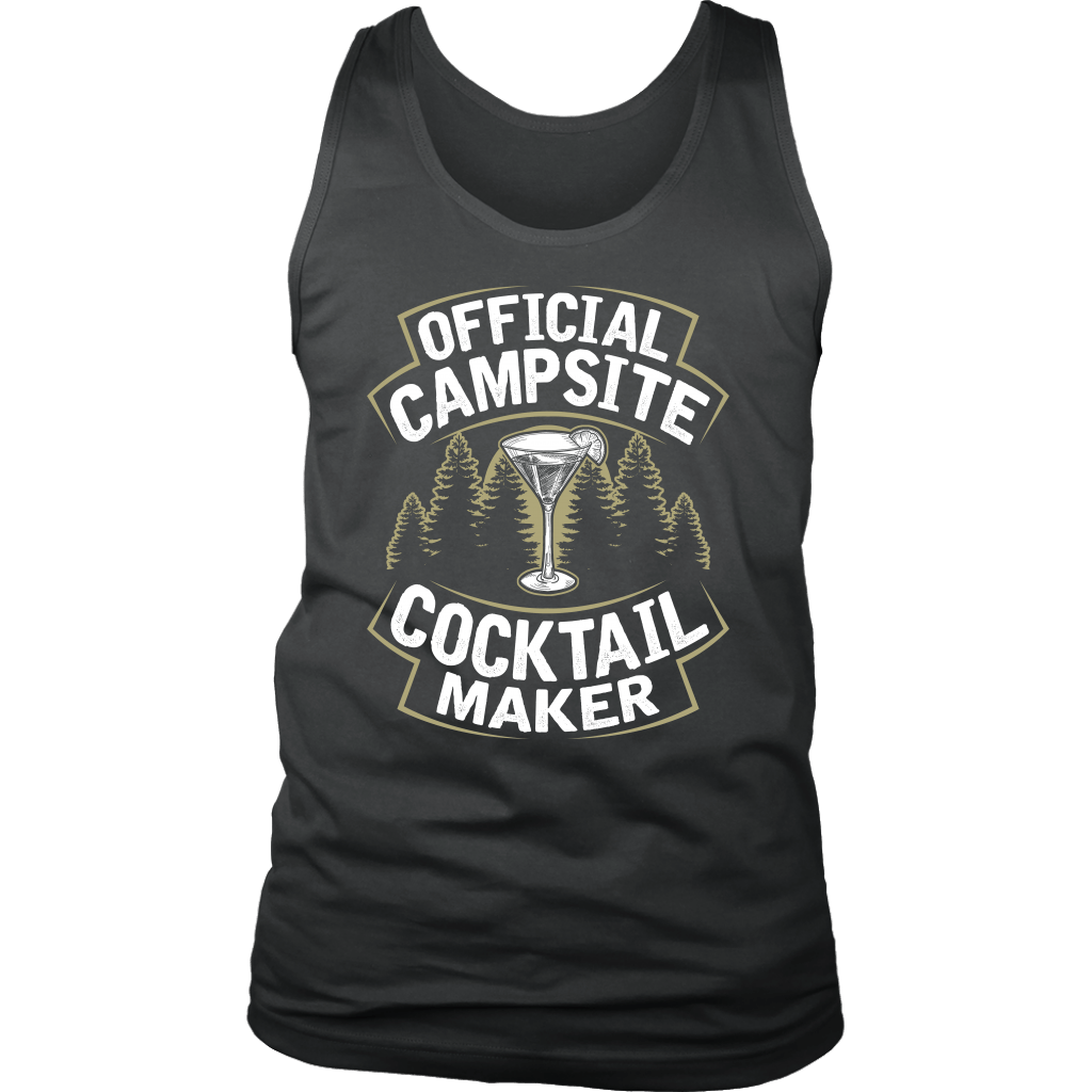 "Official Campsite Cocktail Maker" - Tank
