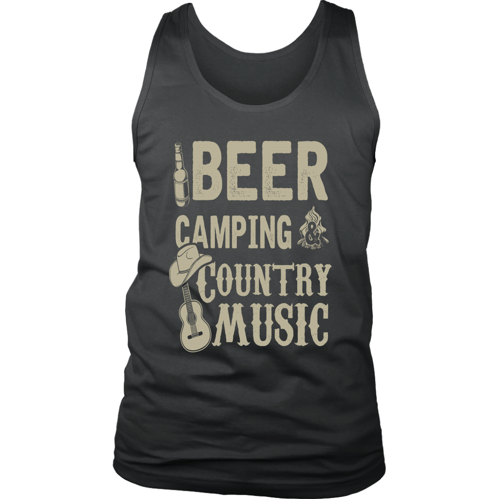 "Beer, Camping, And Country Music" - Tank