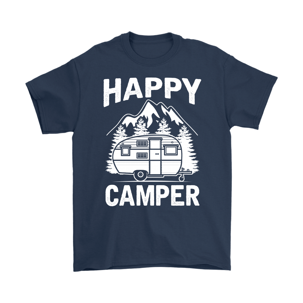 "Happy Camper" Trailer - Shirts and Hoodies