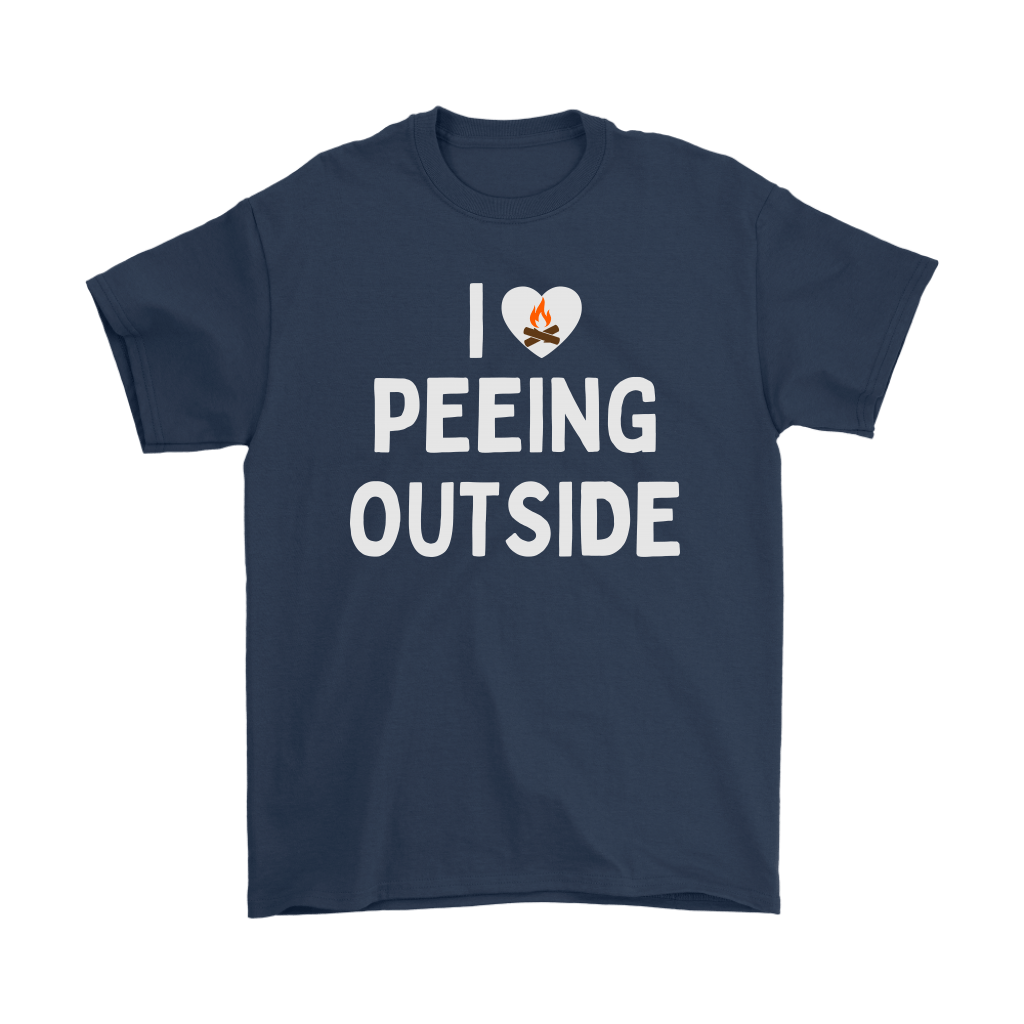 "I Love Peeing Outside" Funny Camping Shirts and Hoodies