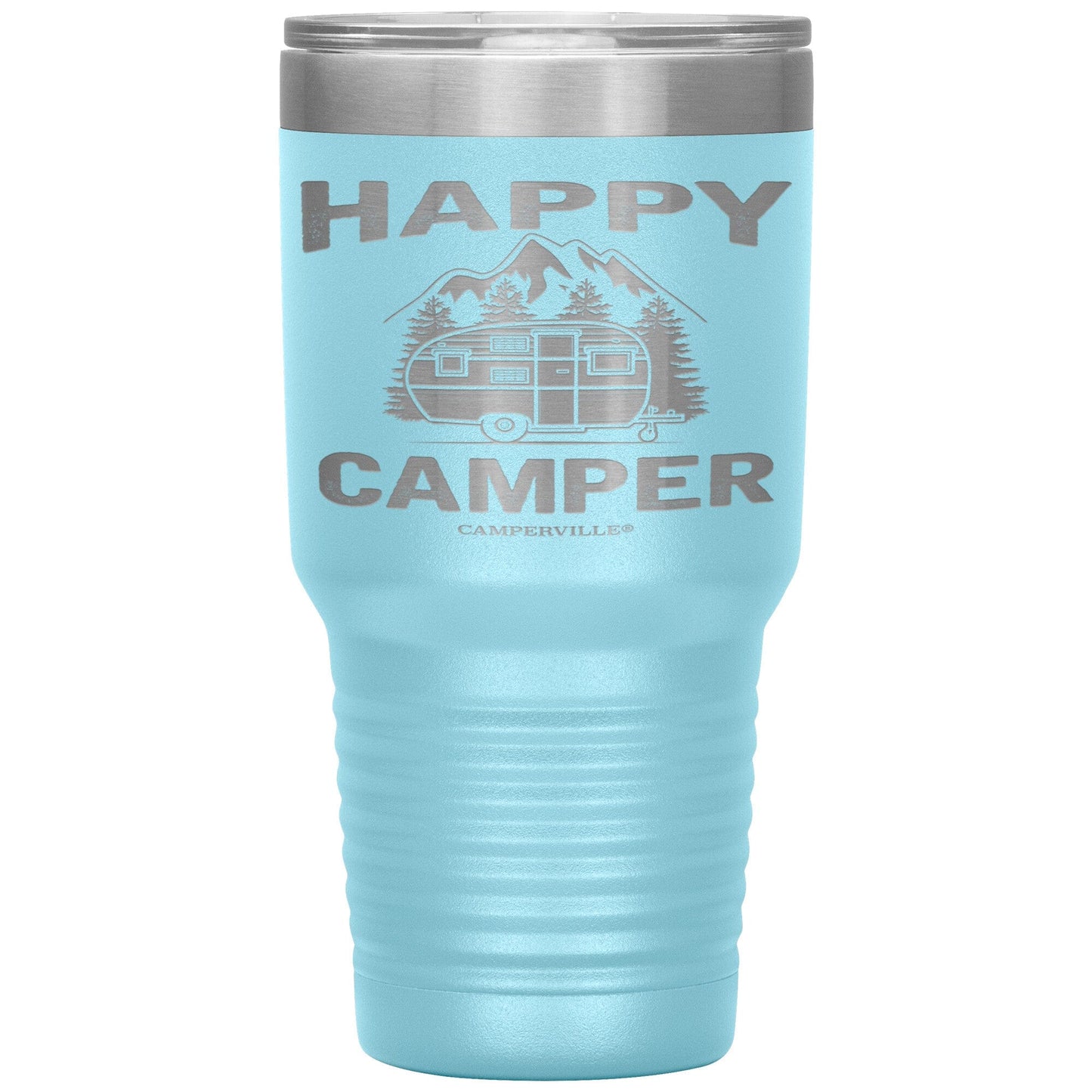 "Happy Camper" Stainless Steel Tumbler