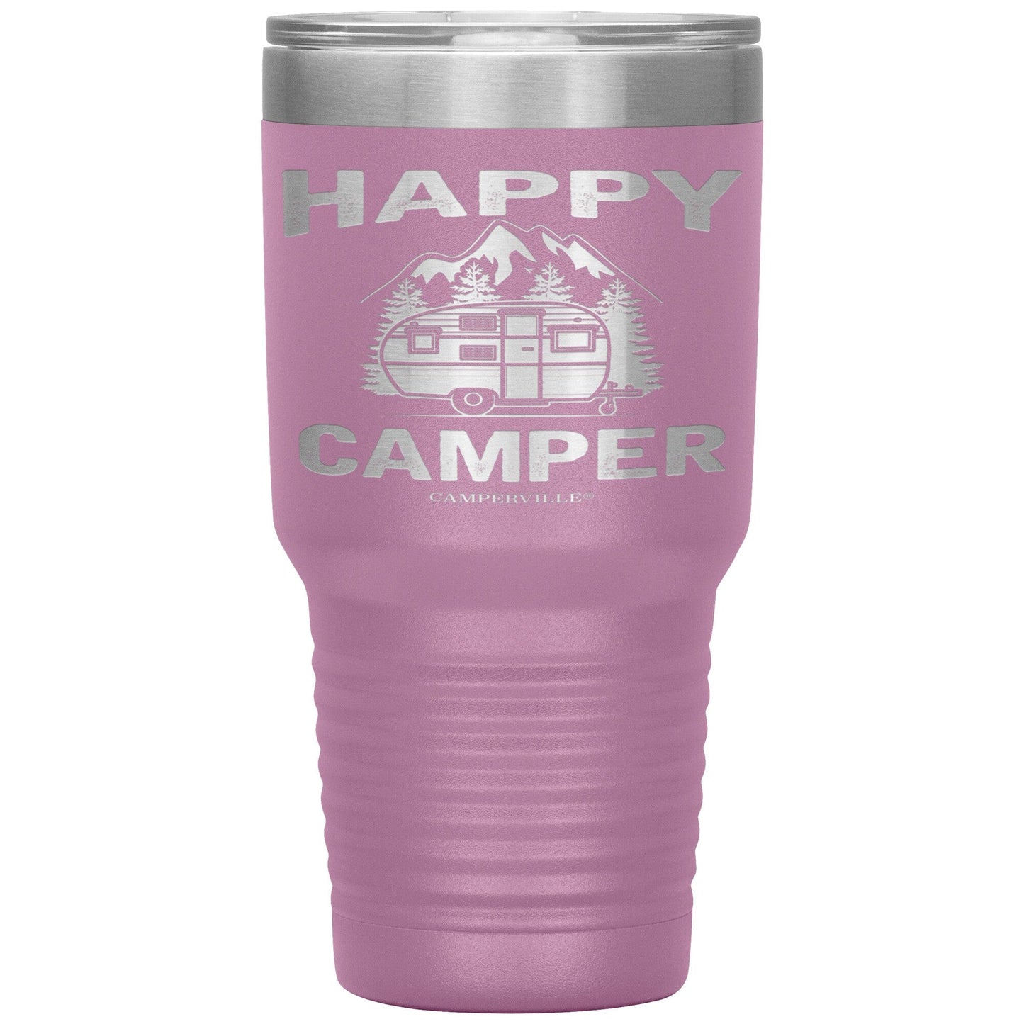 "Happy Camper" Stainless Steel Tumbler