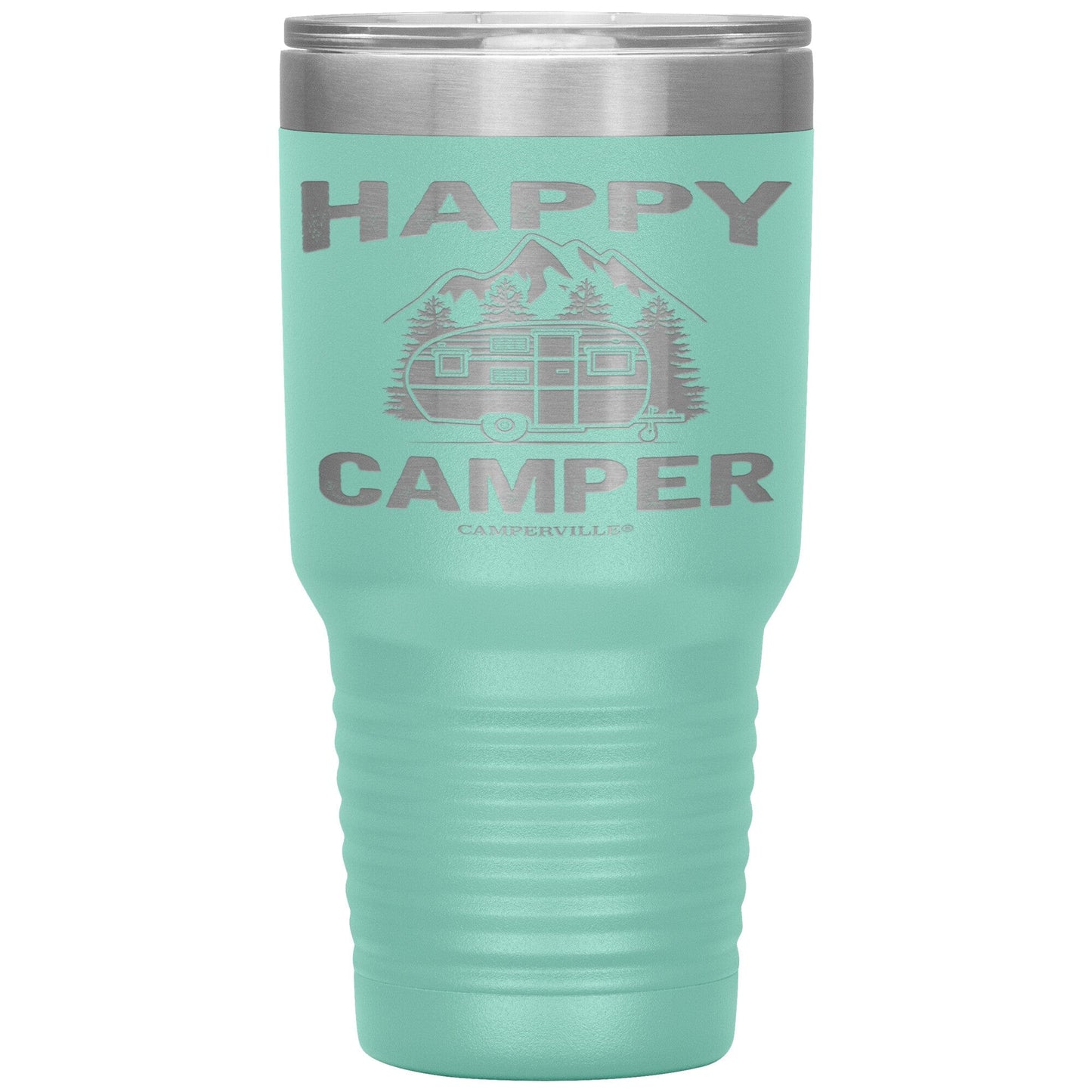 "Happy Camper" Stainless Steel Tumbler