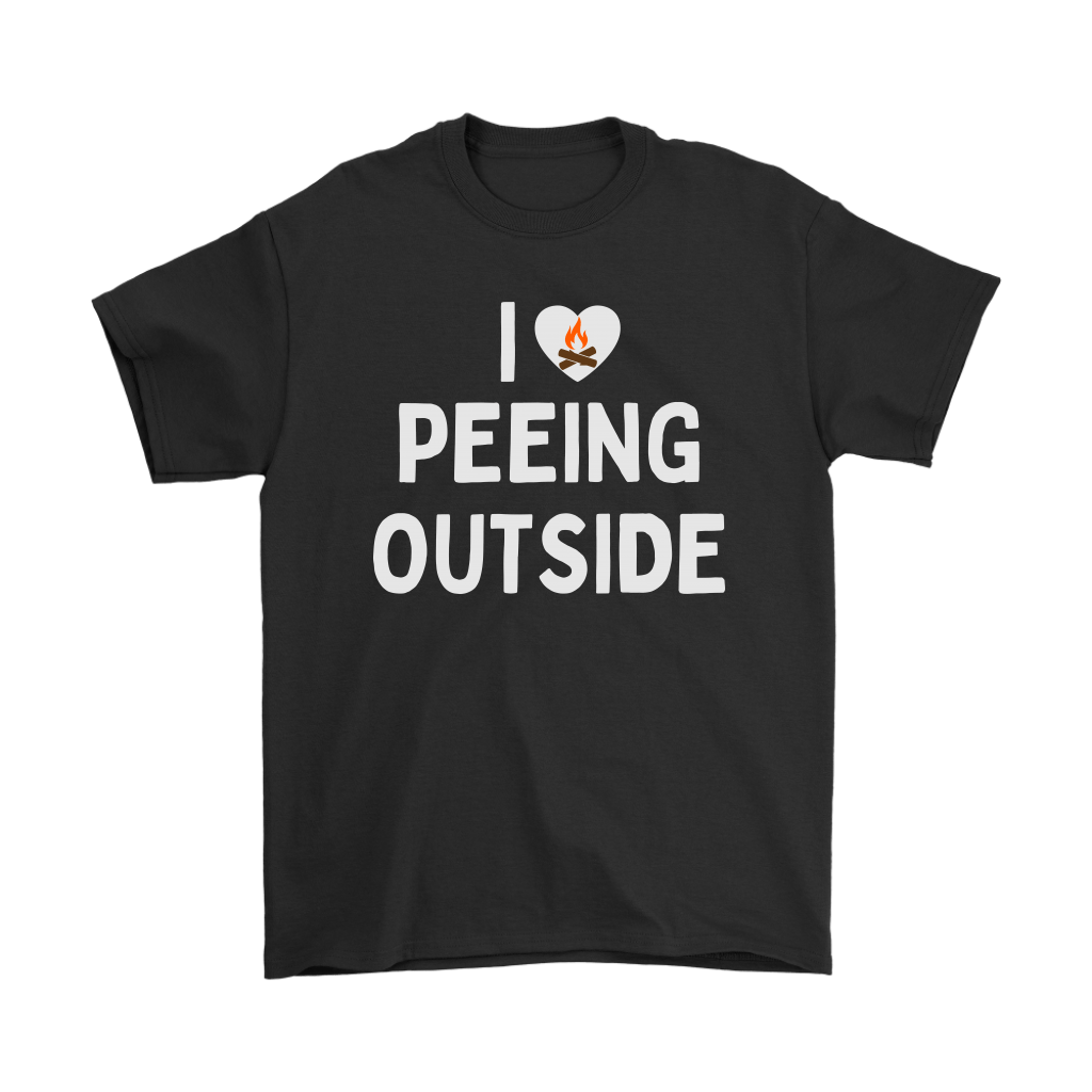"I Love Peeing Outside" Funny Camping Shirts and Hoodies