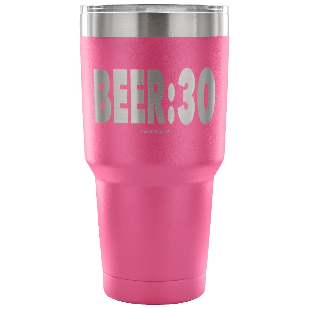 "Beer:30" - Stainless Steel Tumbler