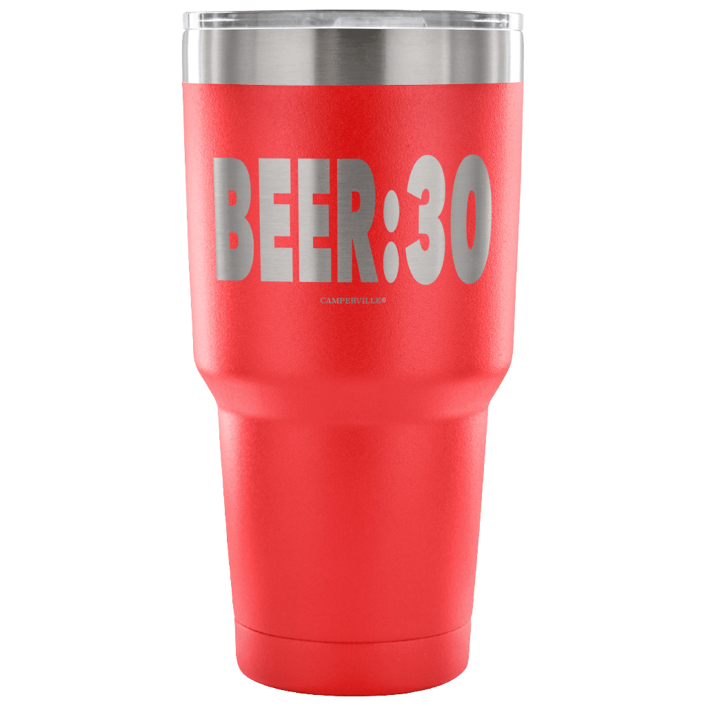 "Beer:30" - Stainless Steel Tumbler