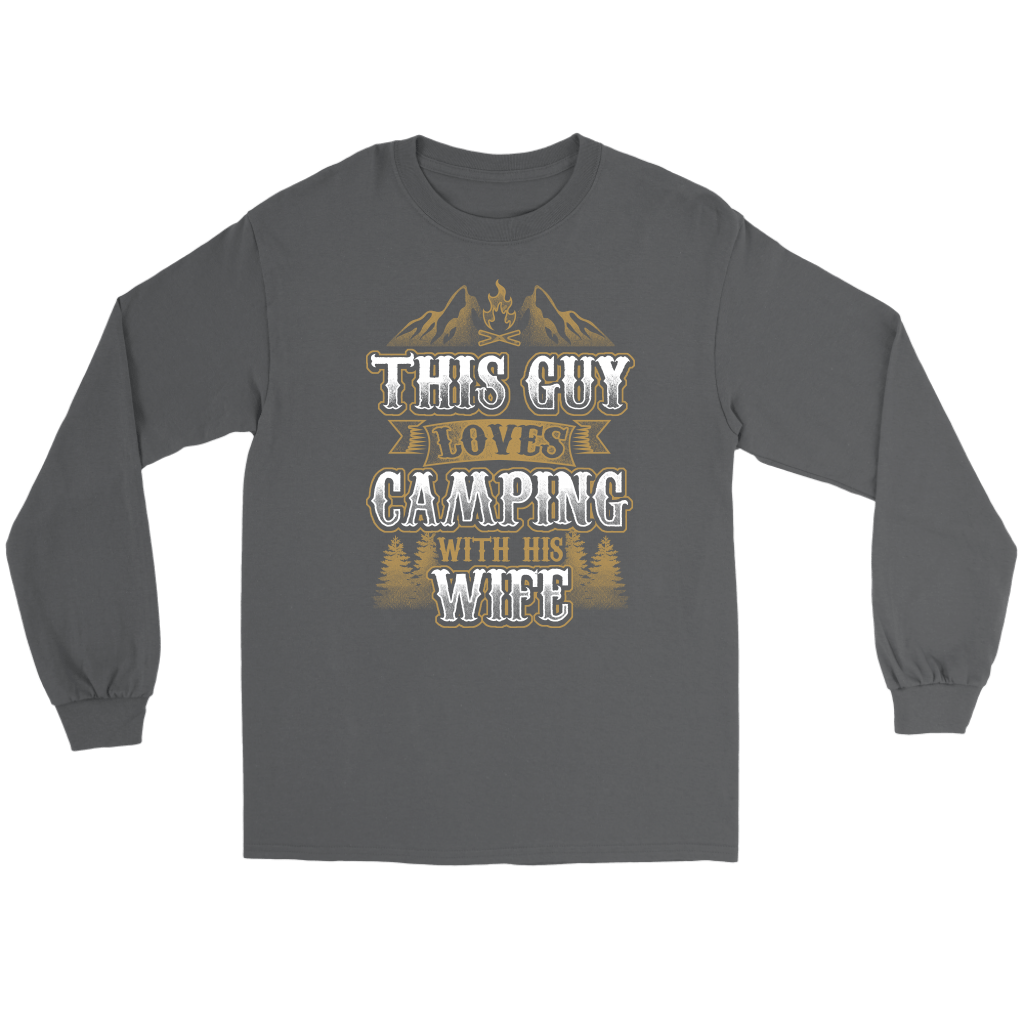 "This Guys Loves Camping With His Wife" - Shirts and Hoodies