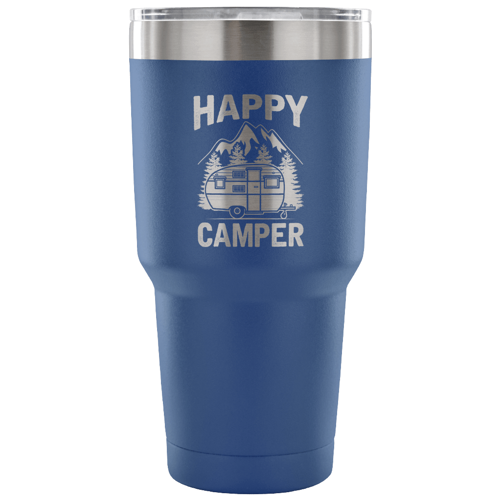 "Happy Camper" Stainless Steel Tumbler