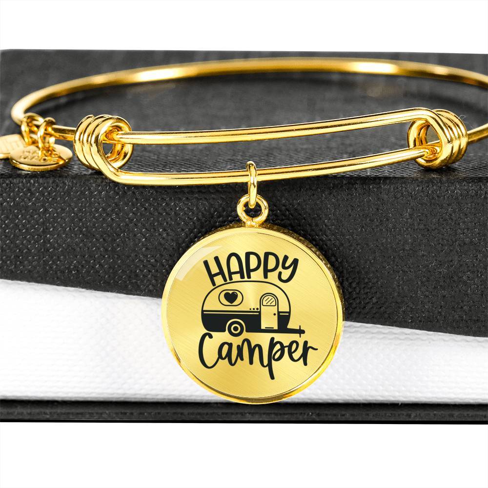 "Happy Camper" Bangle Bracelet