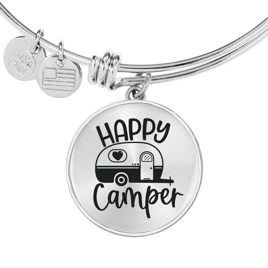 "Happy Camper" Bangle Bracelet