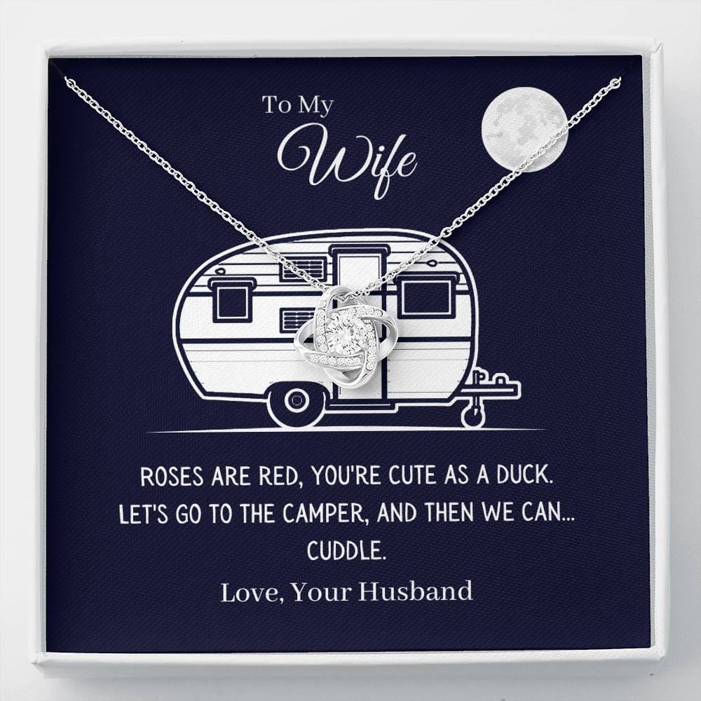Funny "To My Wife - Let's Go To The Camper" Necklace