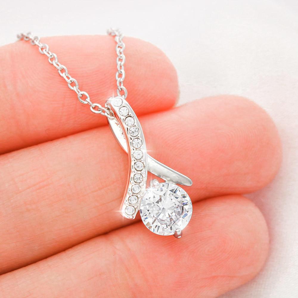 To My Beautiful Granddaughter - Wild Hearts Can't Be Broken Necklace