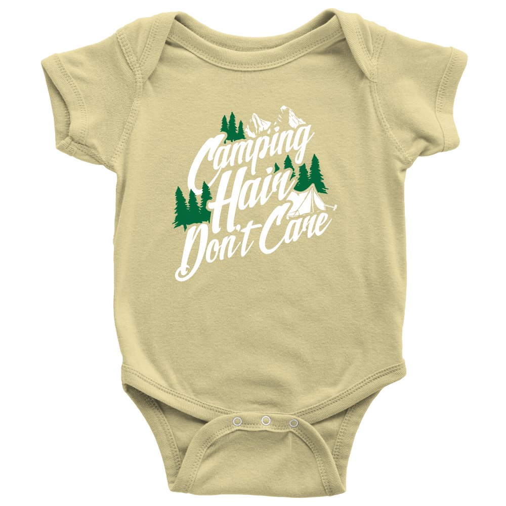 "Camping Hair Don't Care" Onesie