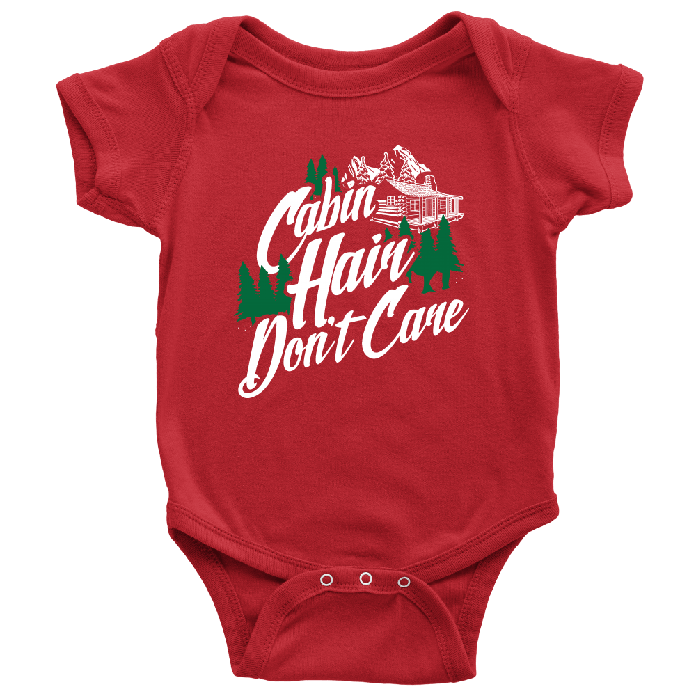 "Cabin Hair Don't Care" Onesie