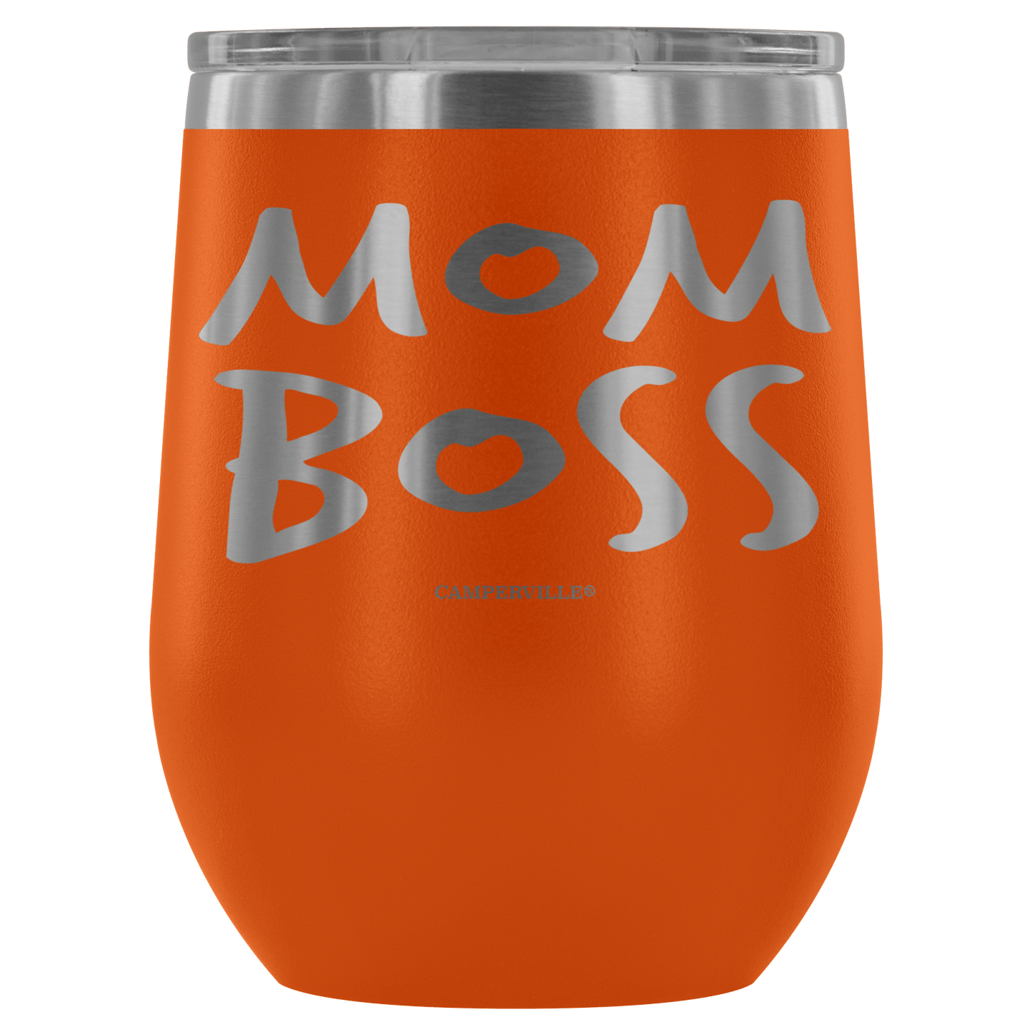 "Mom Boss" Stemless Wine Cup