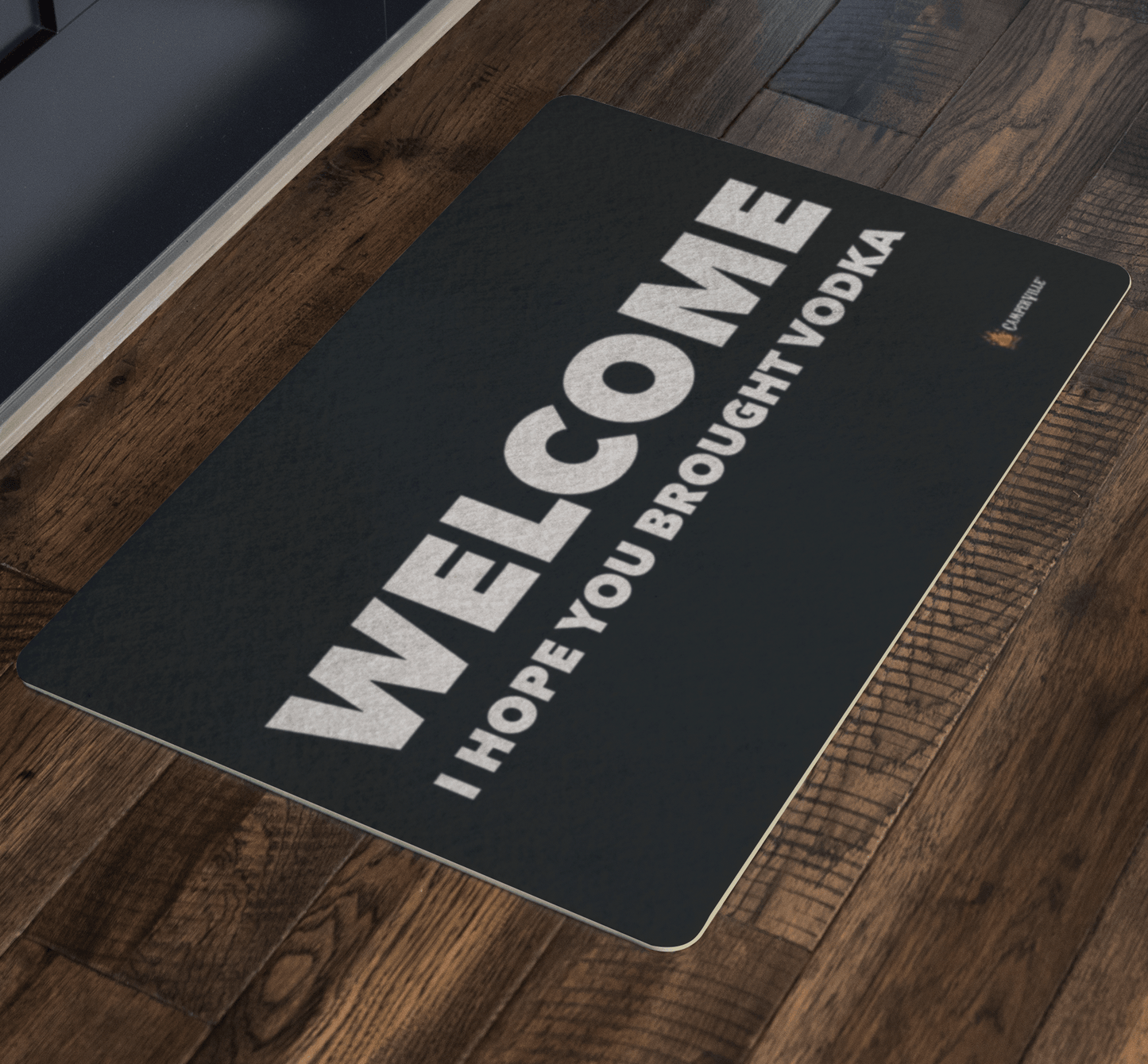 "Welcome - I Hope You Brought Vodka" Doormat