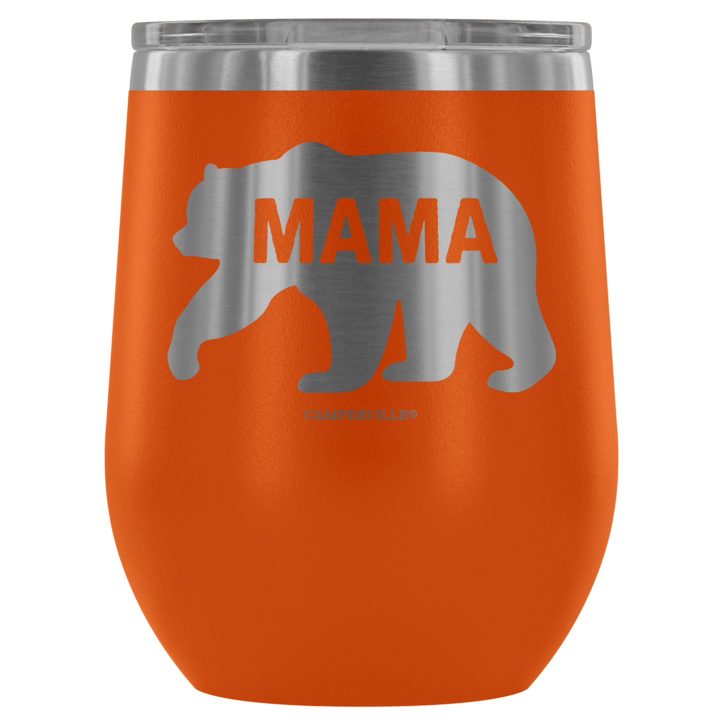 "Mama Bear" - Stemless Wine Cup