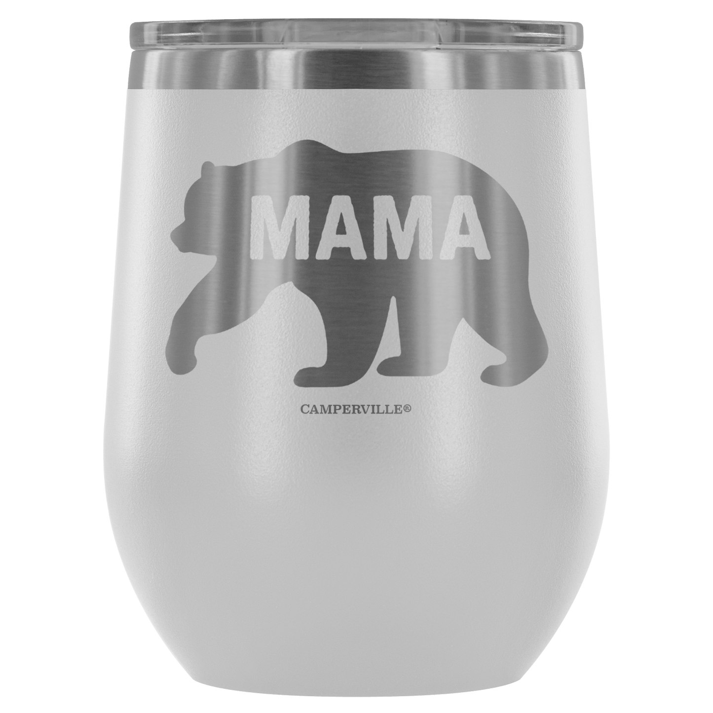 "Mama Bear" - Stemless Wine Cup