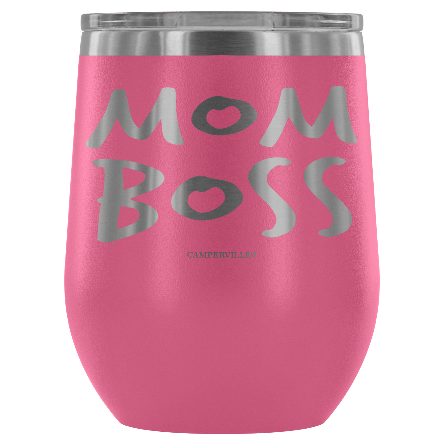 "Mom Boss" Stemless Wine Cup