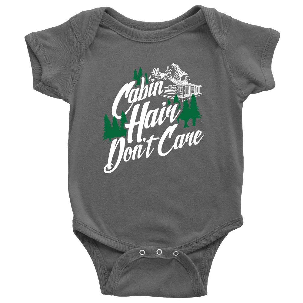 "Cabin Hair Don't Care" Onesie