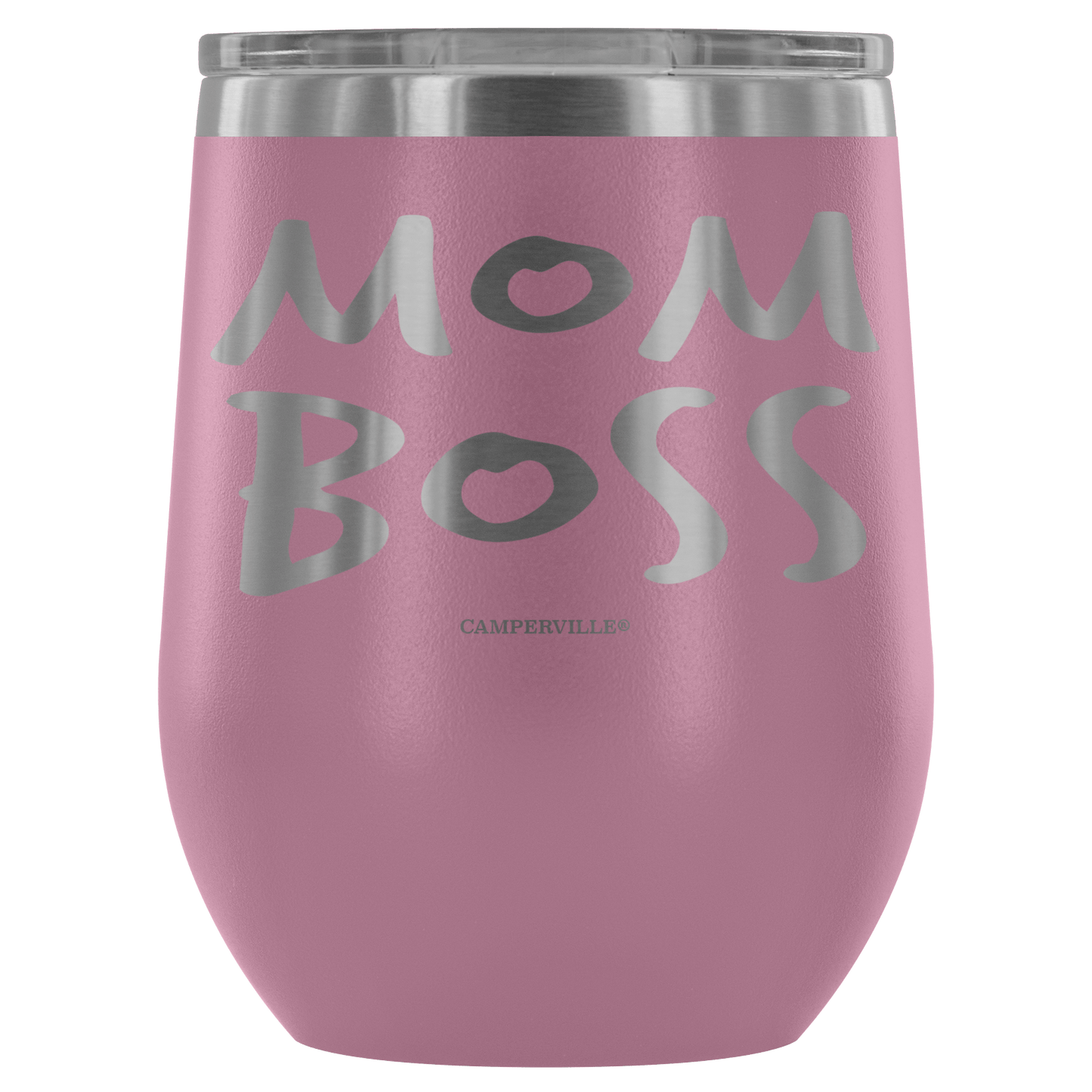 "Mom Boss" Stemless Wine Cup