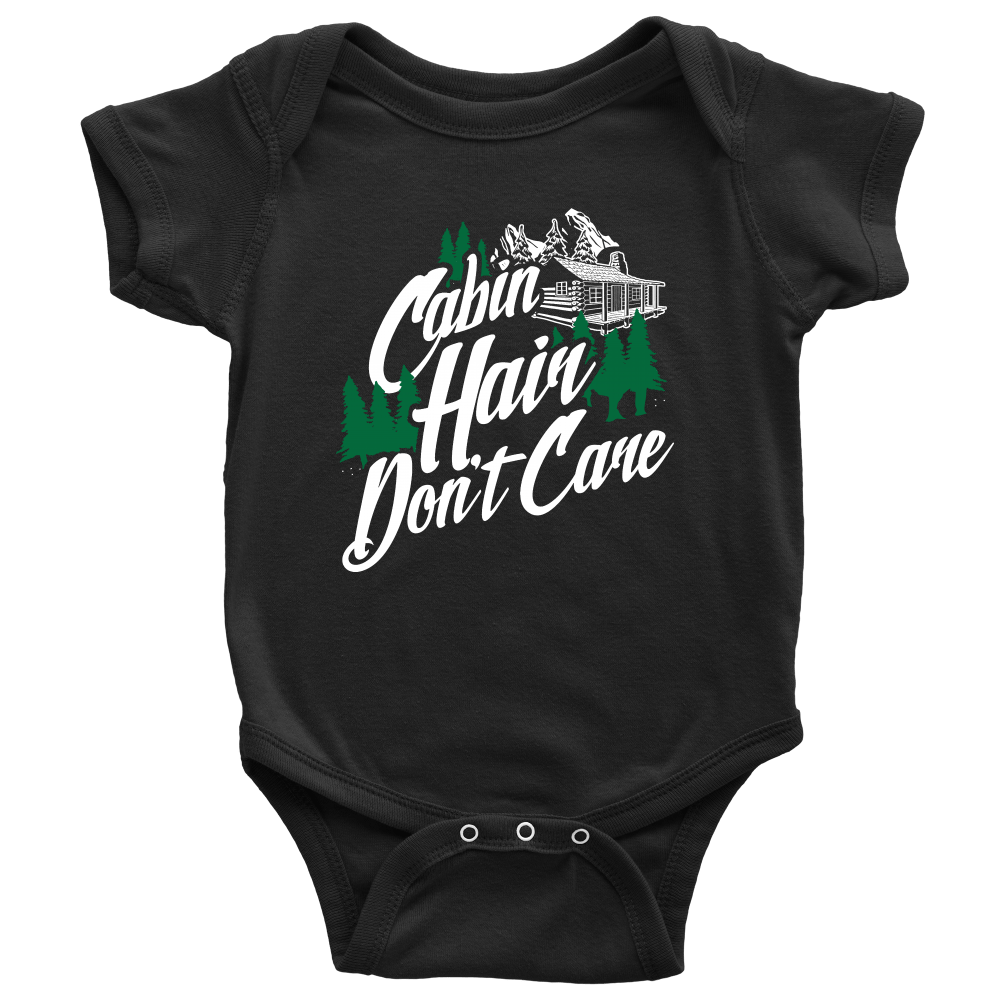 "Cabin Hair Don't Care" Onesie